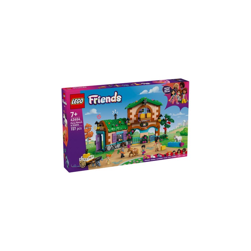 LEGO Friends 42654 Le Ranch et les Écuries des PoneyS LEGO Friends 42654 Le Ranch et les Écuries des PoneyS