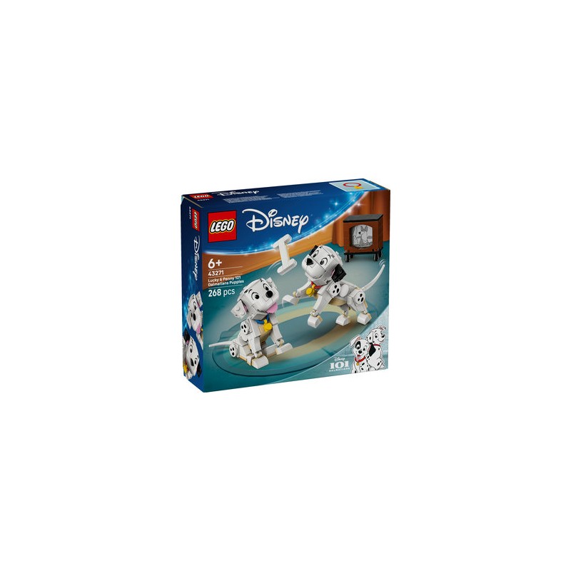 LEGO® Disney 43271 Lucky et Penny, les Chiots des 101 Dalmatiens LEGO® Disney 43271 Lucky et Penny, les Chiots des 101 Dalmatiens
