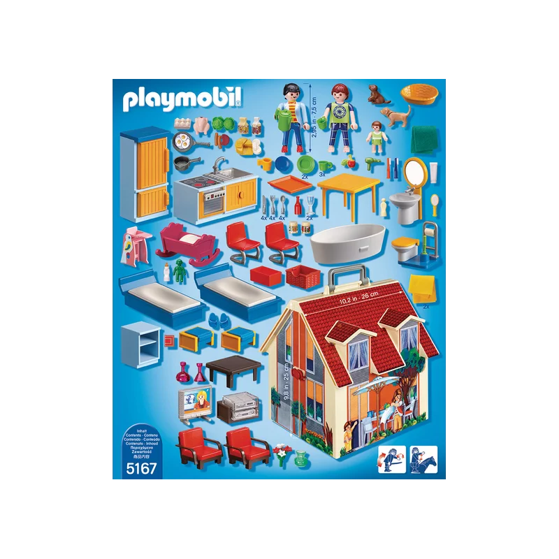 PLAYMOBIL® Dollhouse 5167 Maison transportable