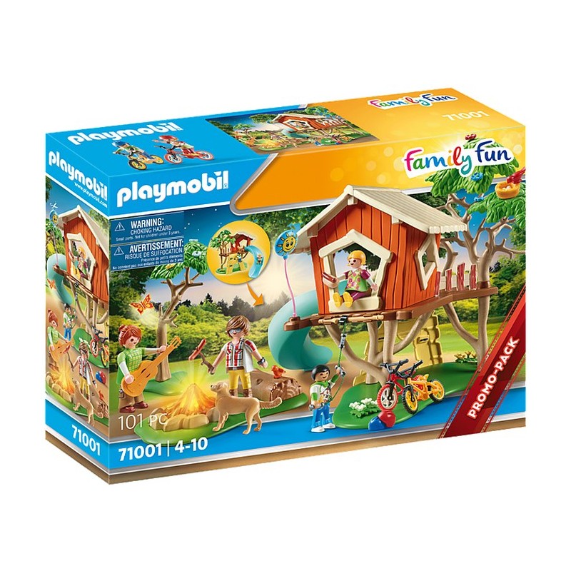 PLAYMOBIL® Family Fun® 71001 Cabane dans les arbres et toboggan