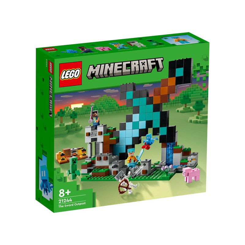 LEGO® Minecraft™ 21244 - L’avant-poste de l’épée