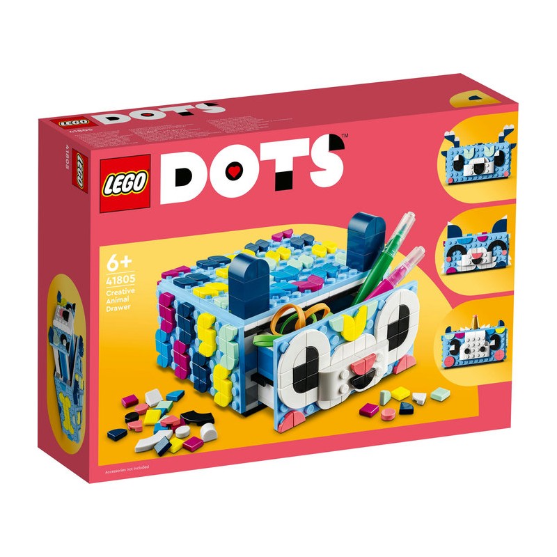 LEGO® Dots™ 41805 - Le tiroir animal créatif