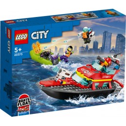 LEGO® City® 60373 - Le bateau de sauvetage des pompiers