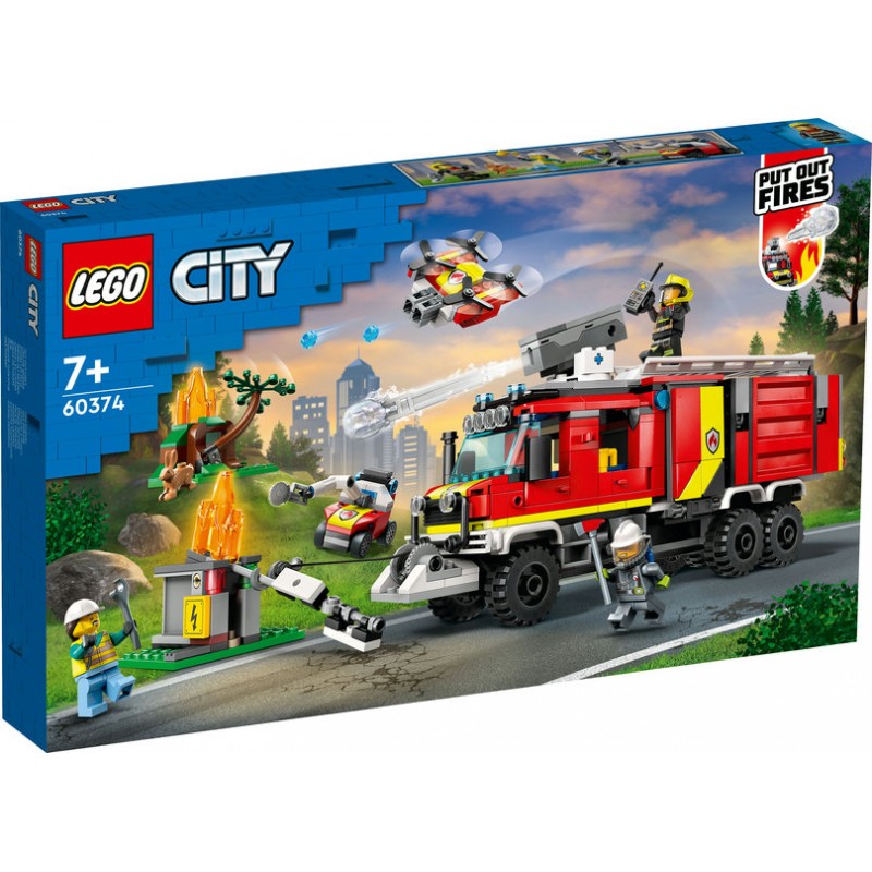 LEGO® City® 60374 - Le camion d’intervention des pompiers