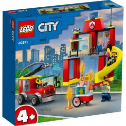 LEGO® City® 60375 - La caserne et le camion des pompiers