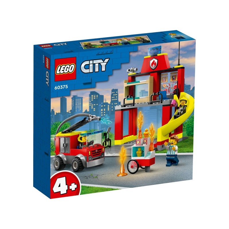 LEGO® City® 60375 - La caserne et le camion des pompiers