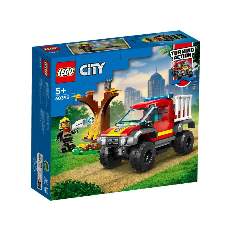 LEGO® City® 60393 - Sauvetage en tout-terrain des pompiers