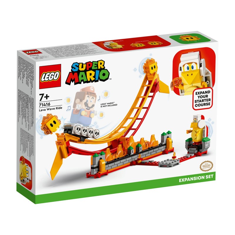 LEGO® Super Mario™ 71416 - Ensemble d'extension Le manège de la vague de lave