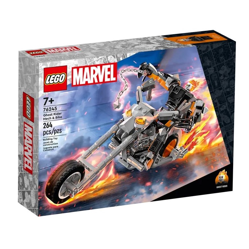 LEGO® MARVEL 76245 - Le robot et la moto de Ghost Rider