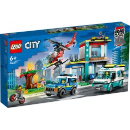 LEGO® City® 60371 - Le QG des véhicules d’urgence