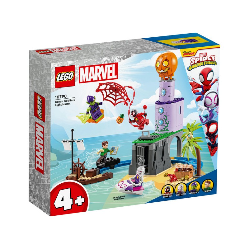 LEGO® Marvel Spiderman™ 10790 - L’équipe Spidey au phare du Bouffon Vert