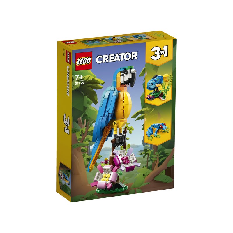 LEGO® Creator 3en1 31136 - Le perroquet exotique