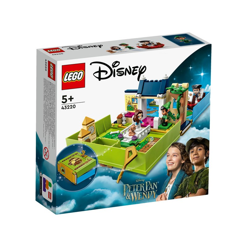 LEGO® Disney™ 43220 - Les aventures de Peter Pan et Wendy dans un livre de contes