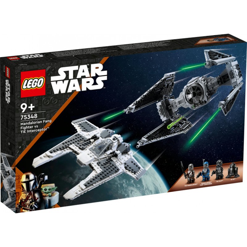 LEGO® Star Wars™ 75348 - Le chasseur Fang Mandalorien contre le TIE Interceptor™