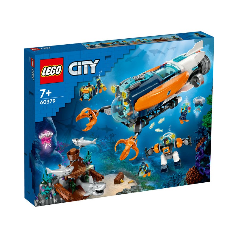 LEGO® City® 60379 - Le sous-marin d’exploration en eaux profondes