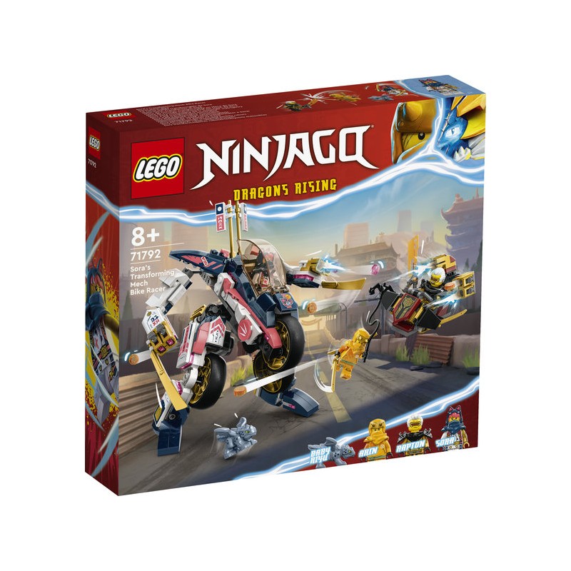 LEGO® Ninjago® 71792 - Le robot bolide transformable de Sora