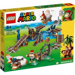 LEGO® Super Mario™ 71425 - Ensemble d'extension Course de chariot de mine de Diddy Kong