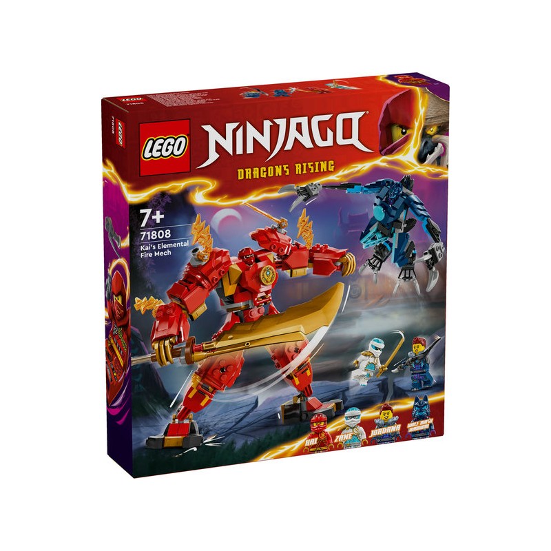 LEGO® Ninjago® 71808 - Le robot élémentaire du feu..