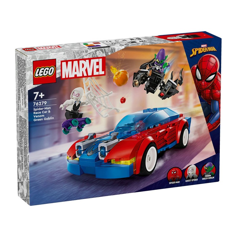 LEGO® Super Heros 76279 - La voiture de course de Spid..