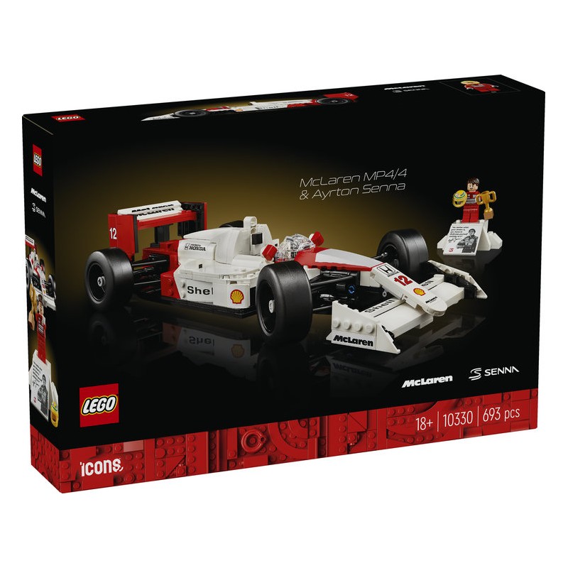 LEGO 10330 McLaren MP4/4 et Ayrton Senna